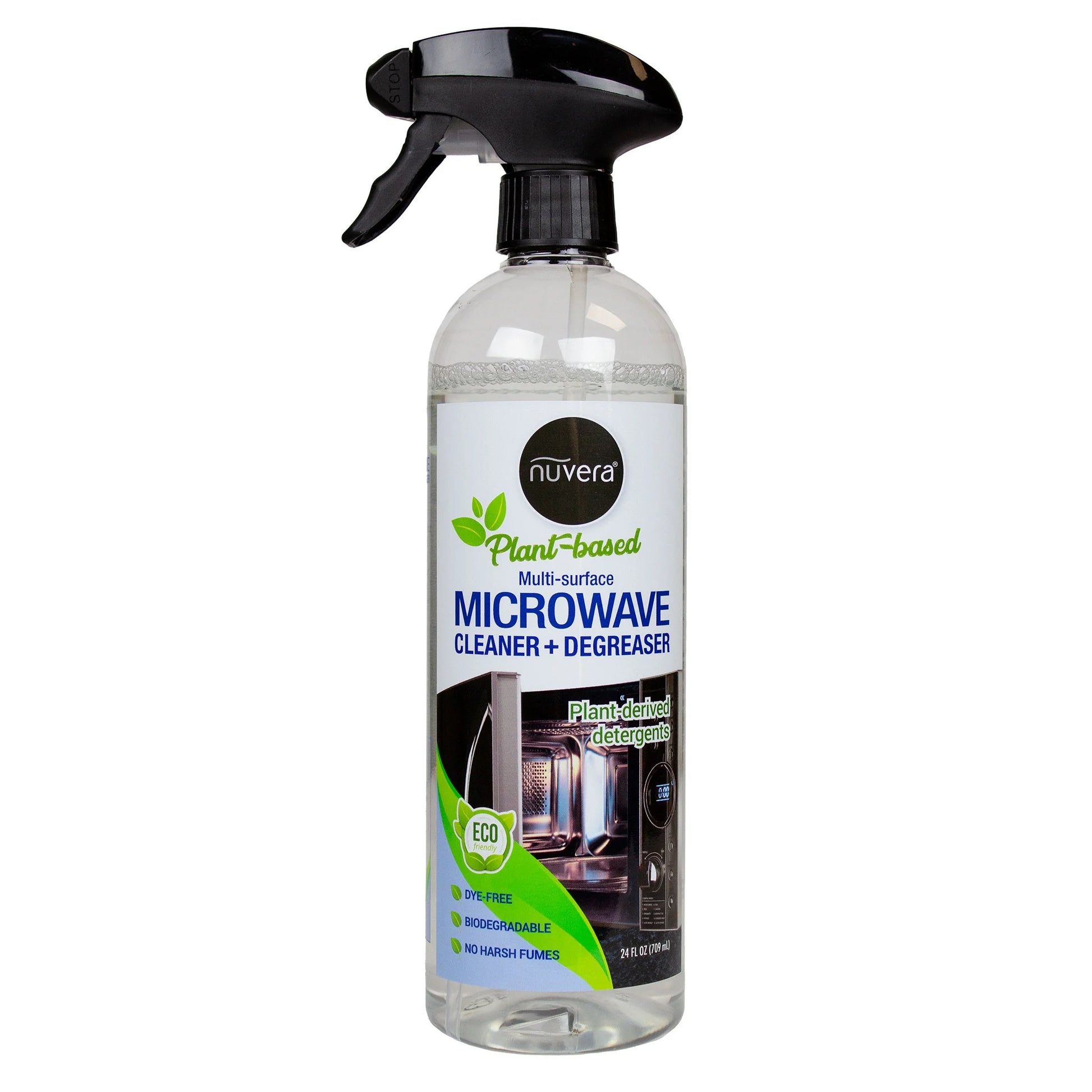 Nuvera Plant-Based Multi-Surface Microwave Cleaner & Degreaser — 24 fl oz Spray