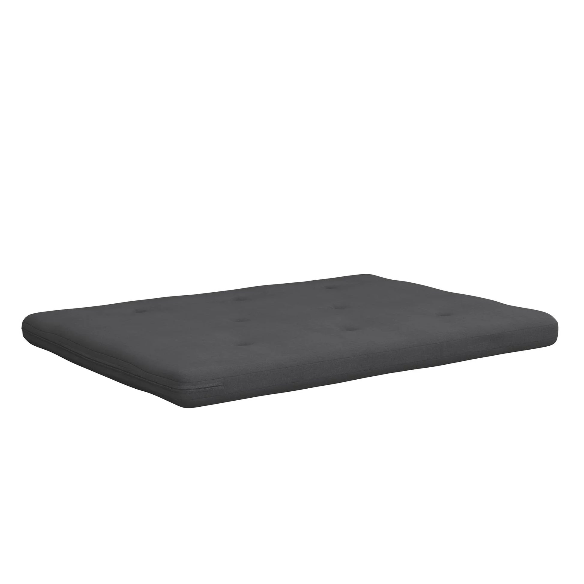 Caddie 6-Inch Futon Mattress – Full Size, Gray Linen