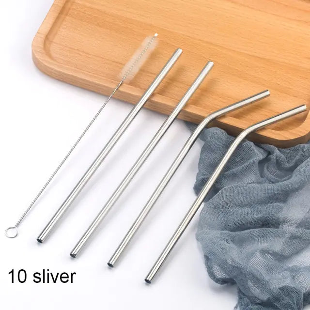 Colorful Stainless Steel Straws