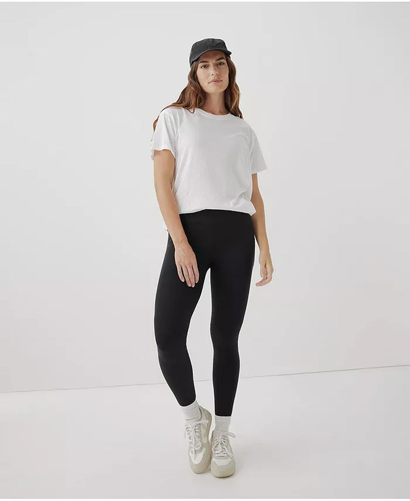 PureFit Organic Cotton Leggings – GOTS Certified, Contoured Waistband, Ethically Made