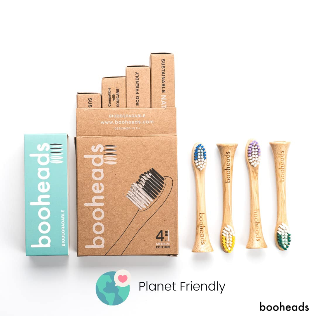 booheads Bamboo Electric Toothbrush Heads — Sonicare Compatible