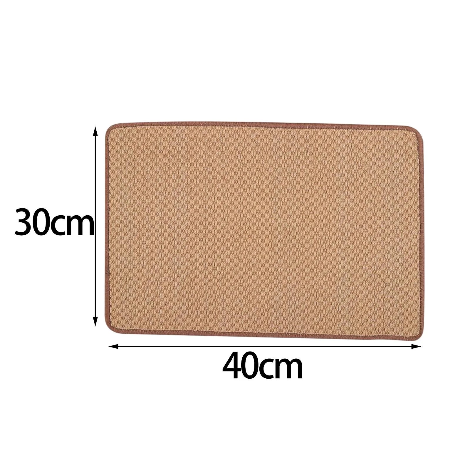 perfeclan Eco-Friendly Sisal Cat Scratcher Mat – Multi-Use Scratch Pad, Play Mat, and Furniture Protector