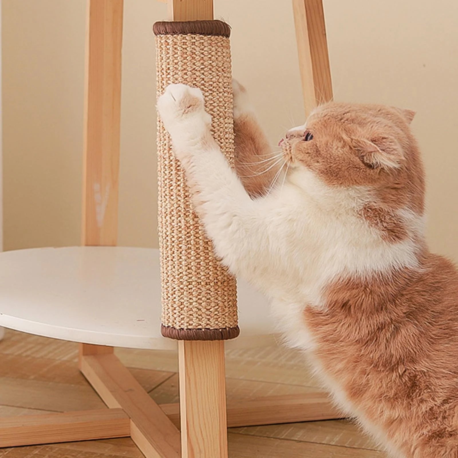 perfeclan Eco-Friendly Sisal Cat Scratcher Mat – Multi-Use Scratch Pad, Play Mat, and Furniture Protector