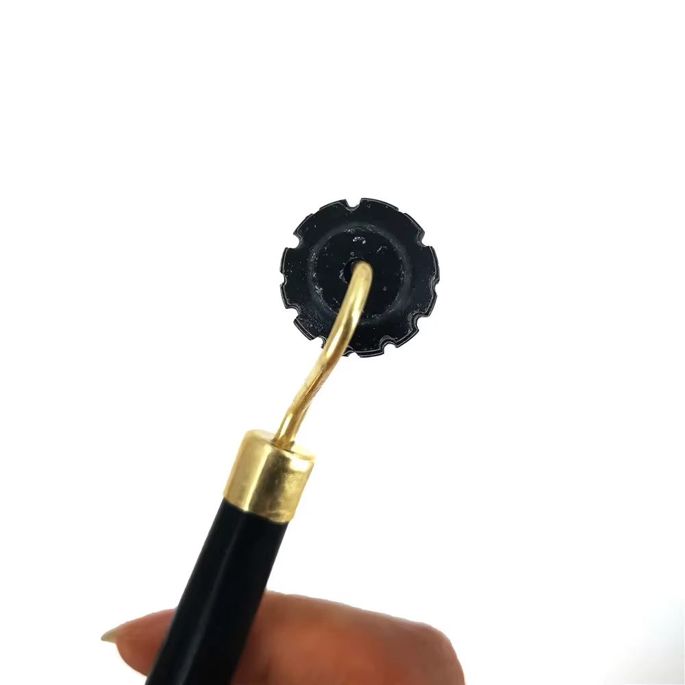 Obsidian Jade Roller Massager & Gouache Scraper Set for Facial Skin Care 