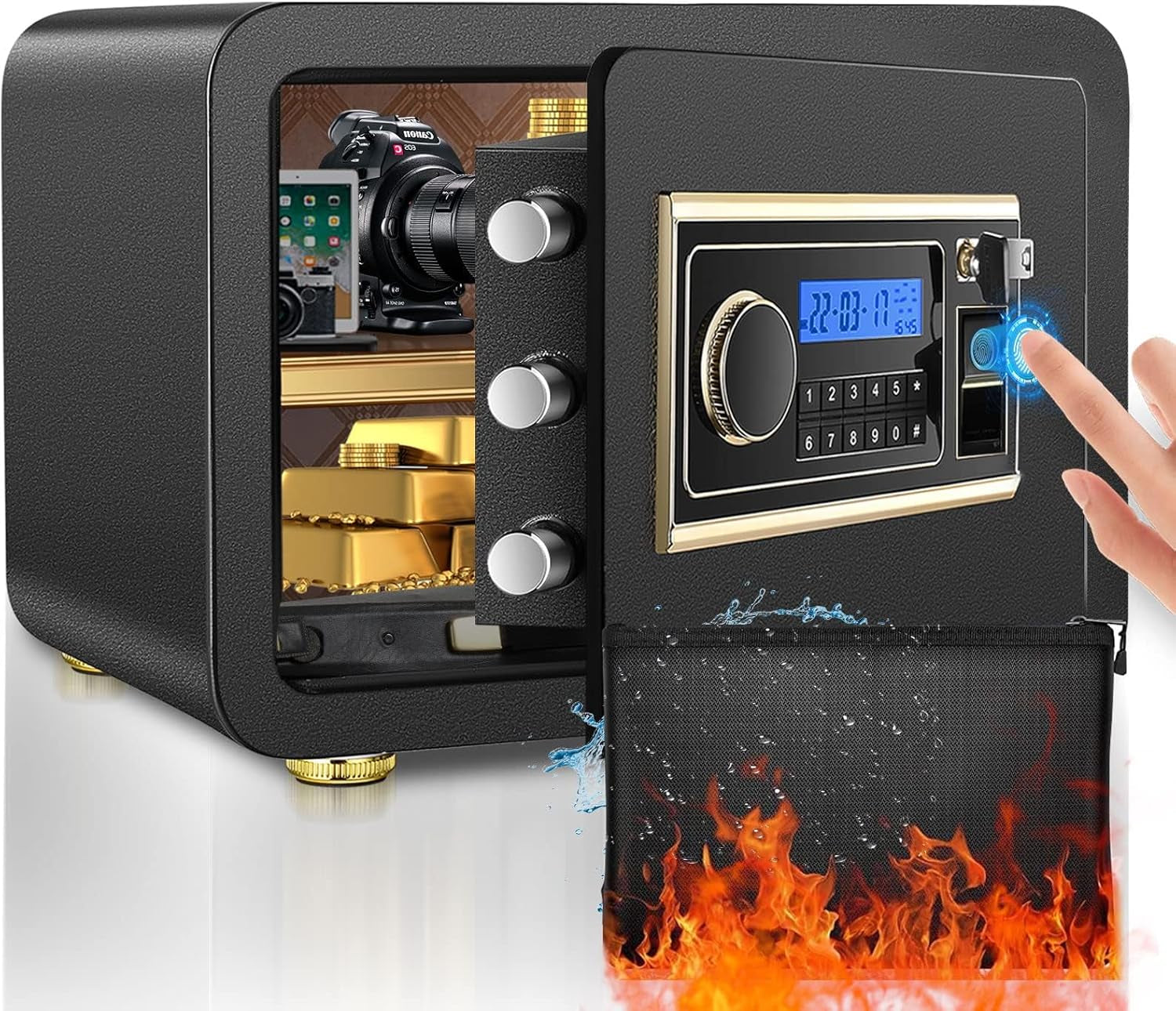 Diosmio Biometric Safe – Ultra-Secure, Quick Access & User-Friendly