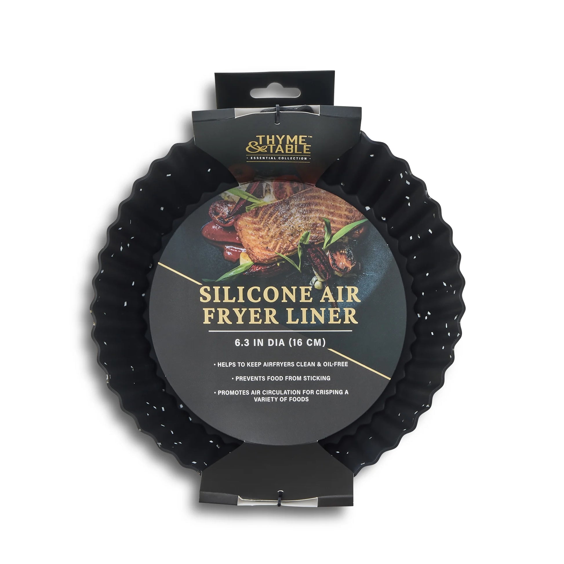 Thyme & Table 6.3" Silicone Air Fryer Liner – Round