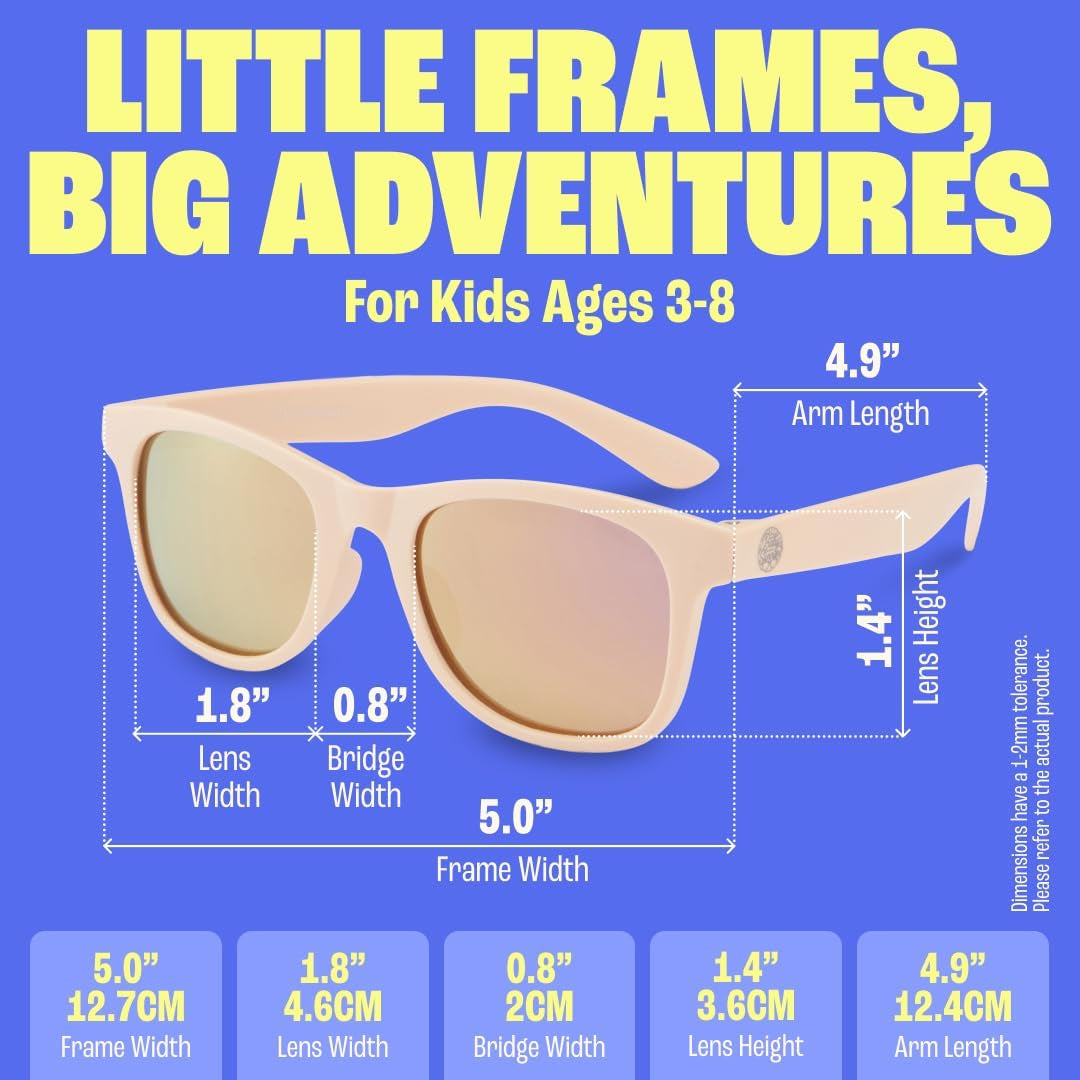 Polarized Toddler Sunglasses Boys & Girls - Unbreakable, for Kids - UV Protection