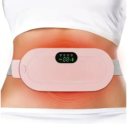 Menstrual Heating Pad Smart Warm Belt Relief Waist Pain Cramps Vibrating Abdominal Massager Electric Waist Belt Device