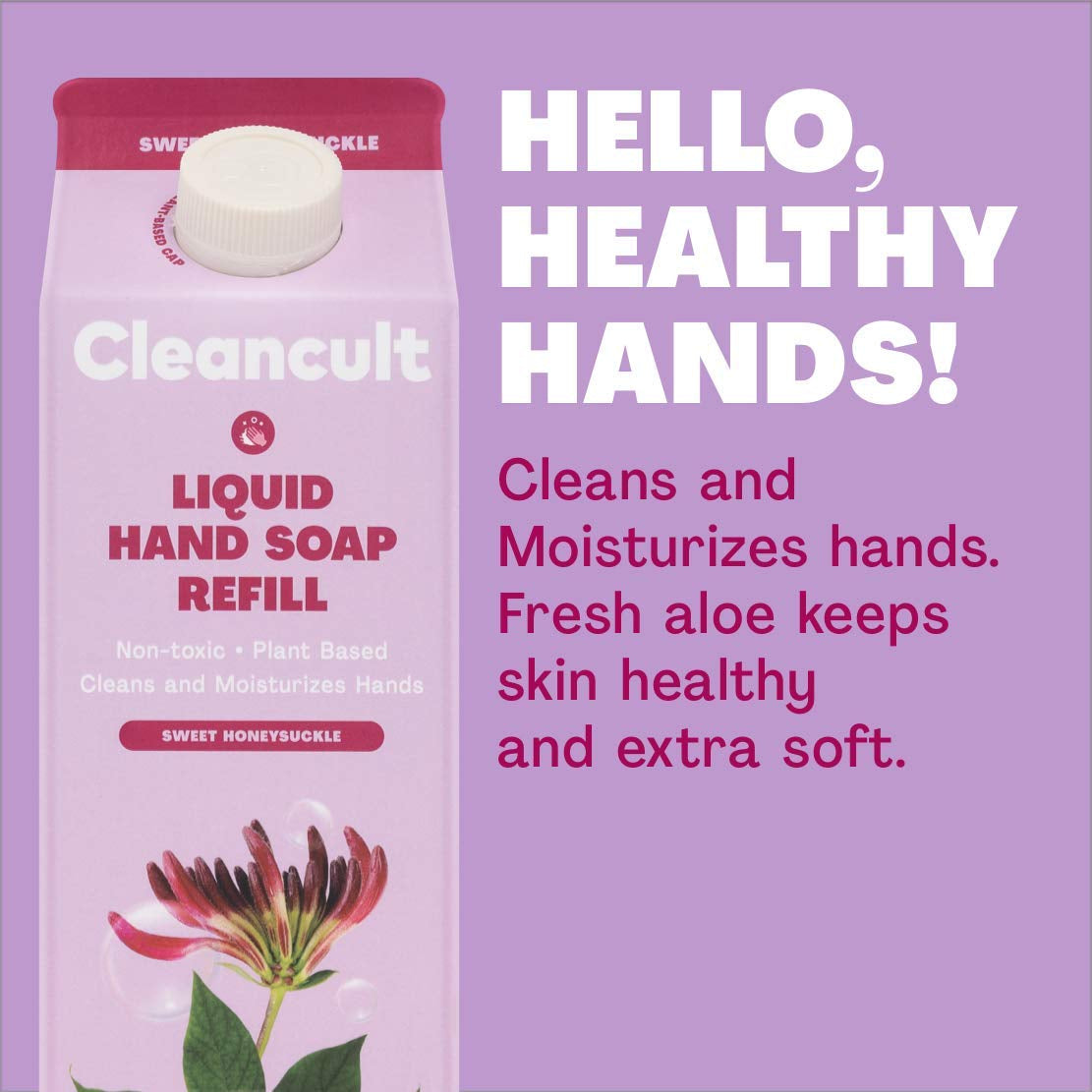 Liquid Hand Soap Refill – Sweet Honeysuckle, 32 oz