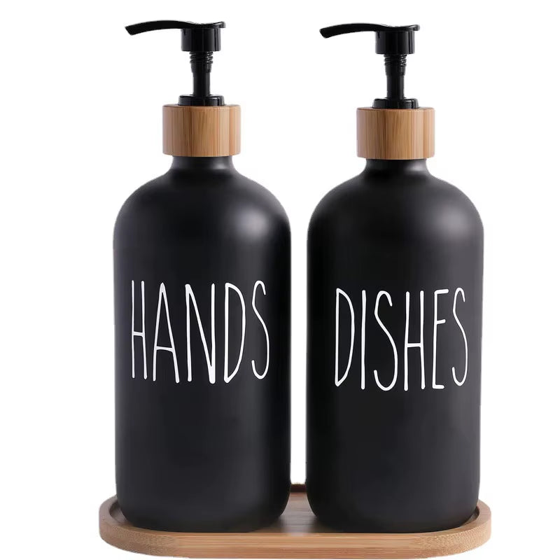 Modern Refillable Kitchen Soap Dispenser Set – 500ml