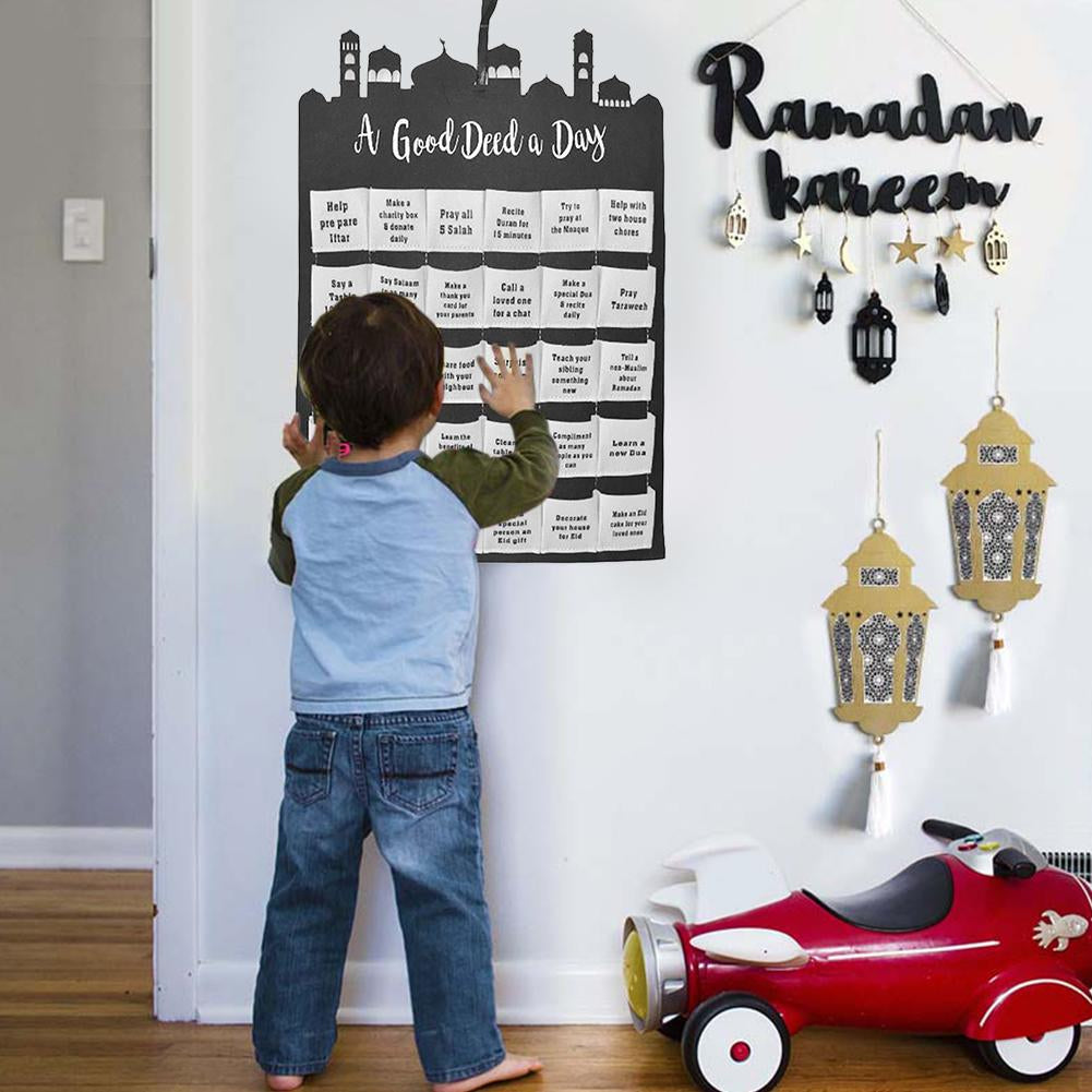  Eid Fabric Wall Calendar