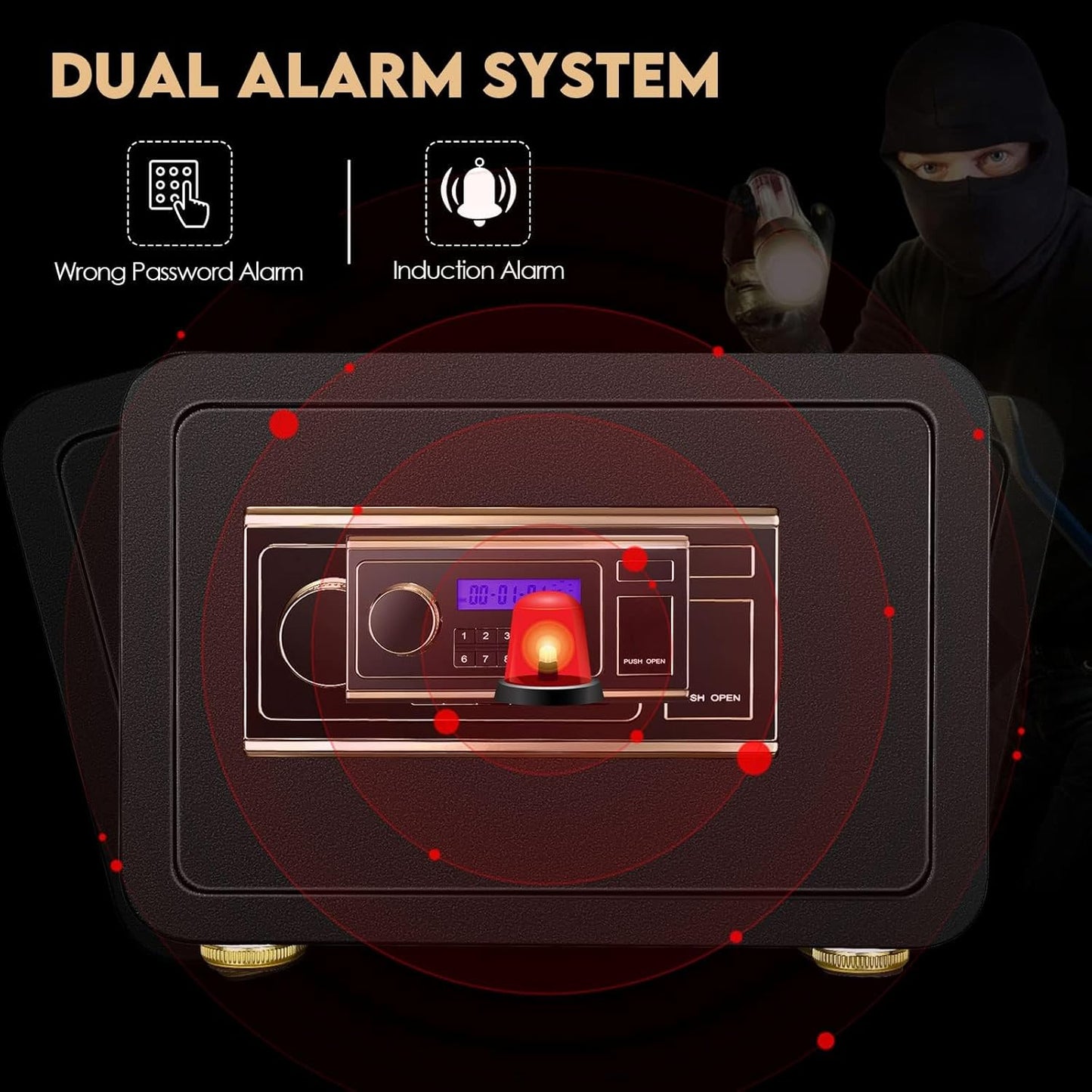 Diosmio Biometric Safe – Ultra-Secure, Quick Access & User-Friendly