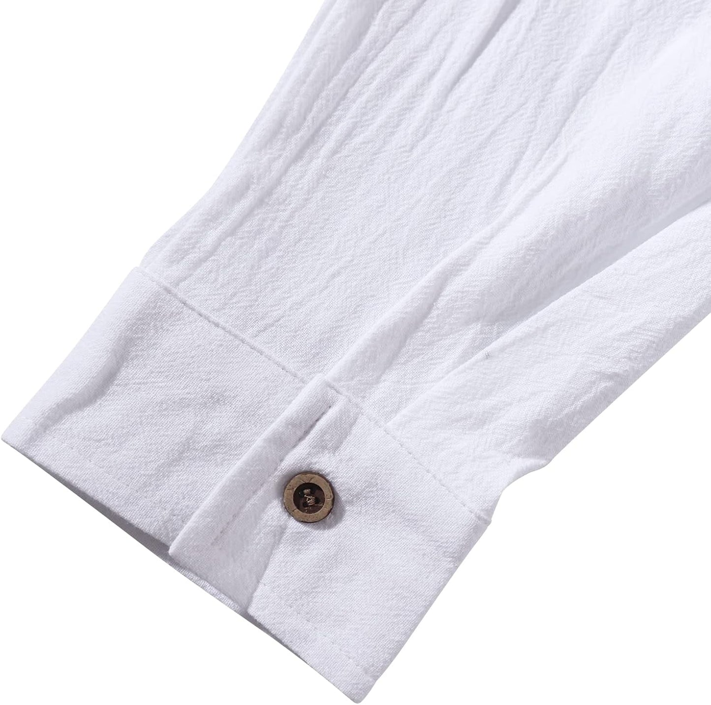 Men’s Fashion Linen Long Sleeve Shirt