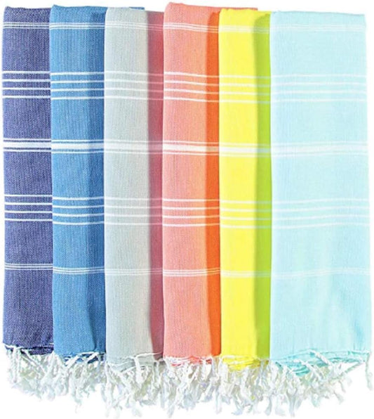 Havluland Oversized Turkish Cotton Beach Towel – Versatile, Soft & Sand-Resistant