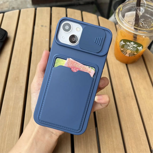 📱 Xeber Slide Camera Protection Wallet Phone Case