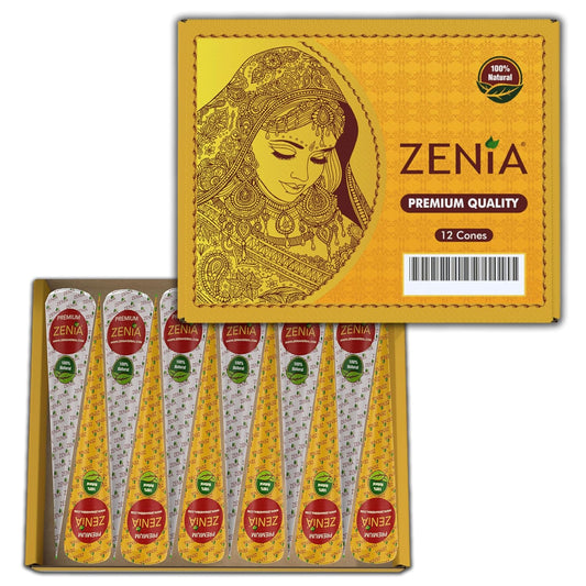 All-Natural Ready-to-Use Henna Hair Color Paste – Multipurpose Henna Cones
