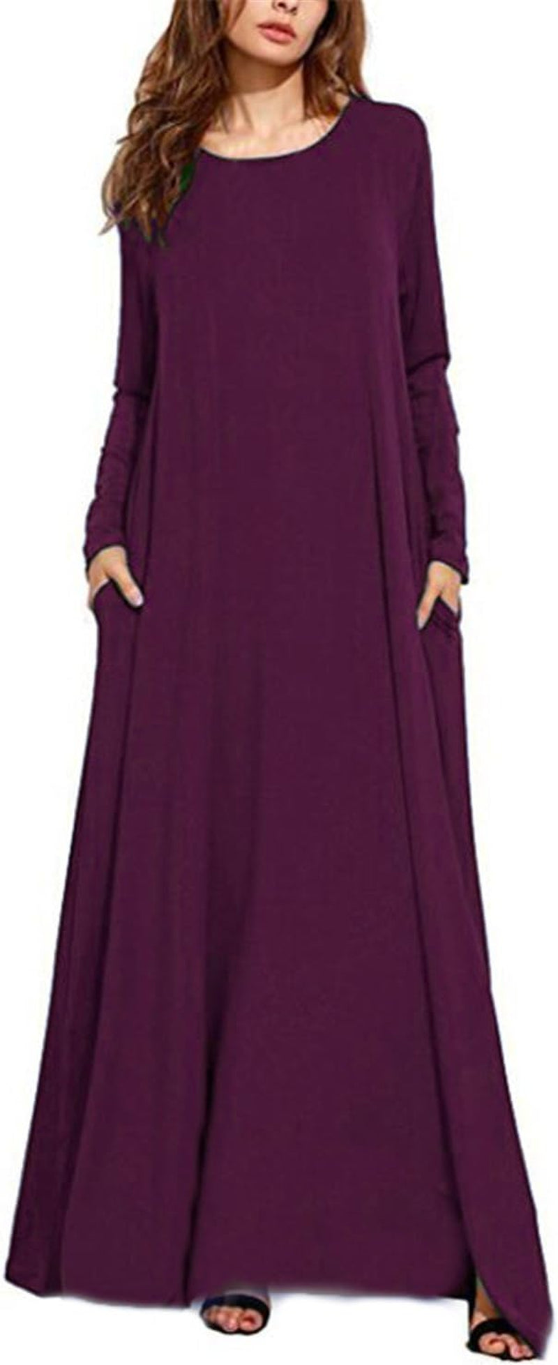 Women’s Long Sleeve Maxi Dress – Casual, Stylish & Comfortable