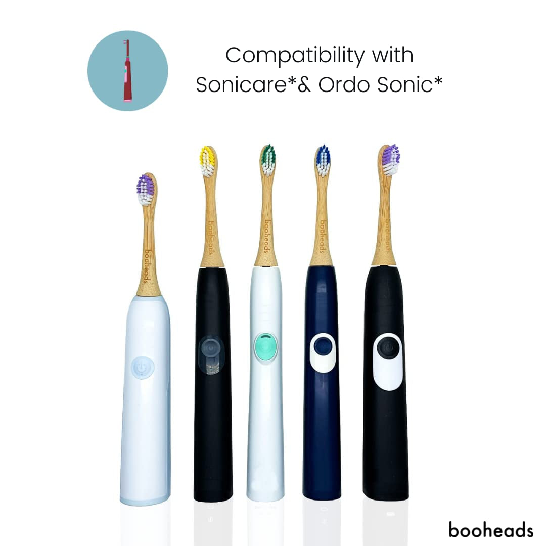 booheads Bamboo Electric Toothbrush Heads — Sonicare Compatible