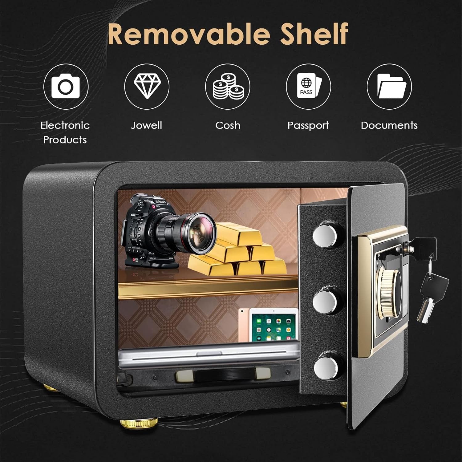 Diosmio Biometric Safe – Ultra-Secure, Quick Access & User-Friendly