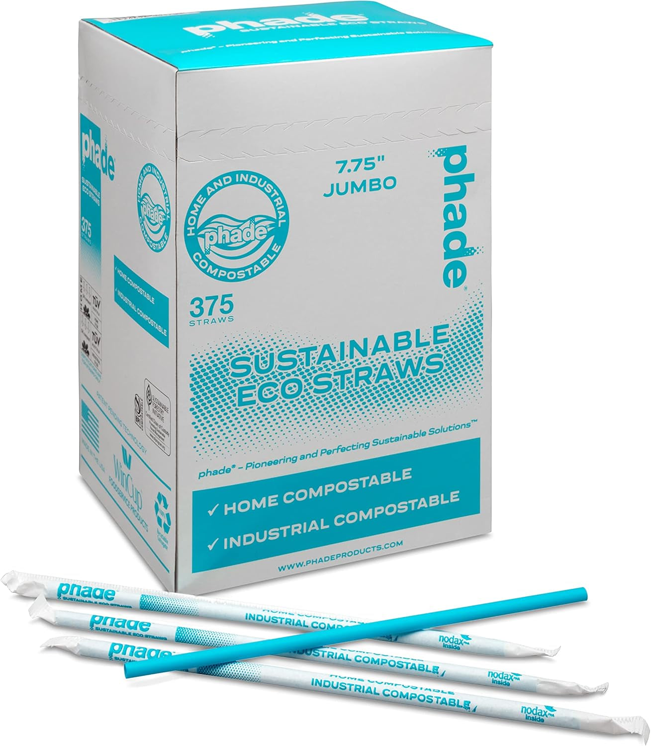 Phade Jumbo Straws – Eco-Friendly, Durable, and Compostable