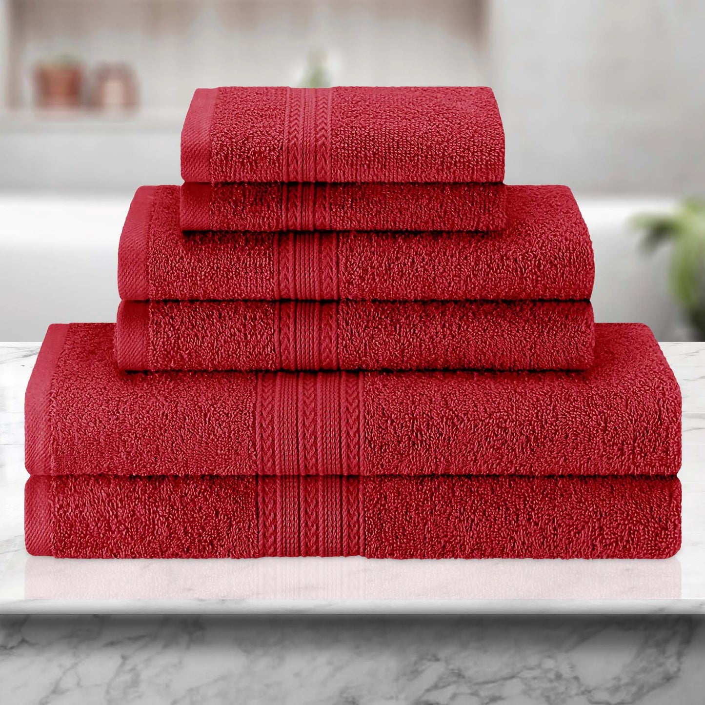 Superior Eco-Friendly 6-Piece Towel Set – Soft, Absorbent, and Sustainable