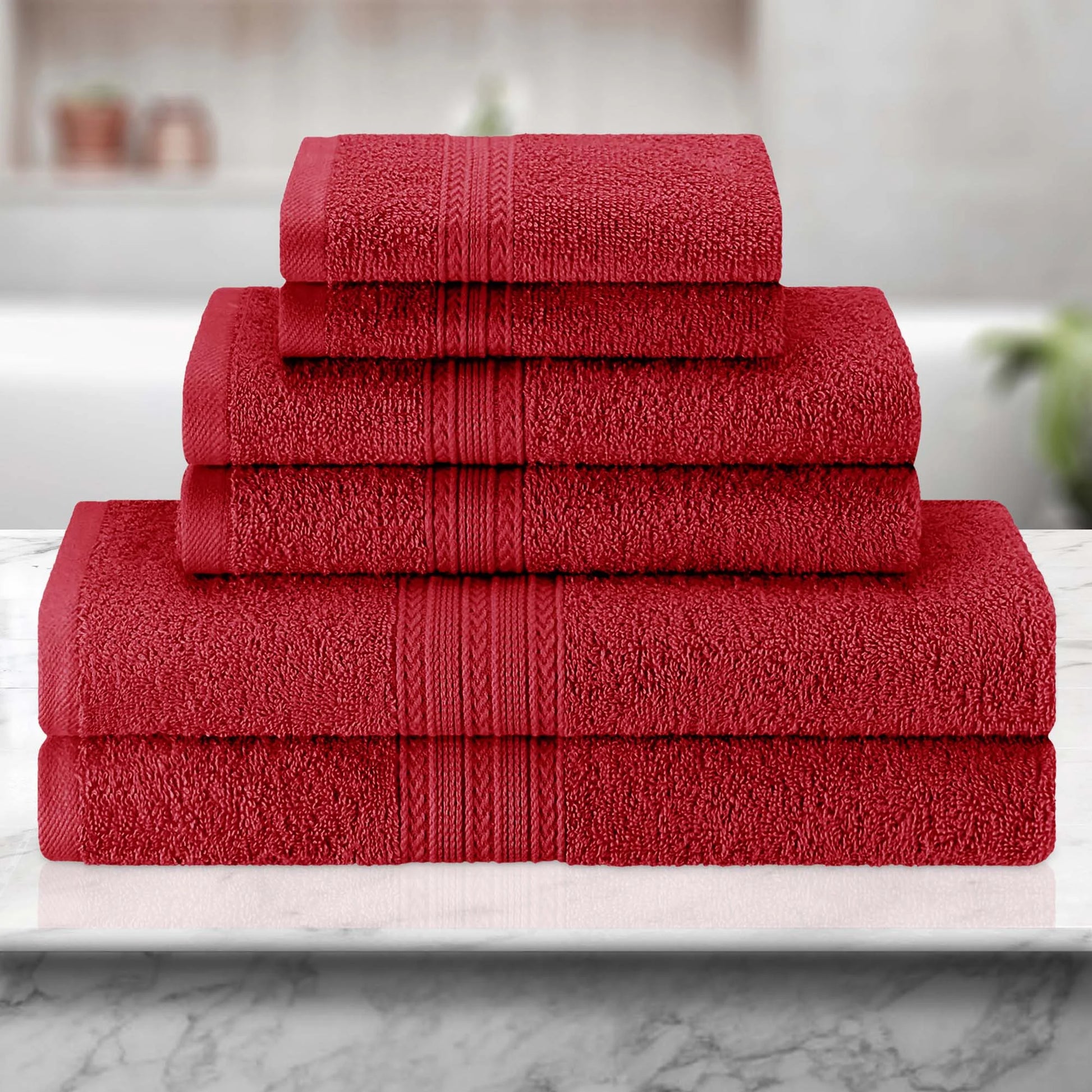 Superior Eco-Friendly 6-Piece Towel Set – Soft, Absorbent, and Sustainable