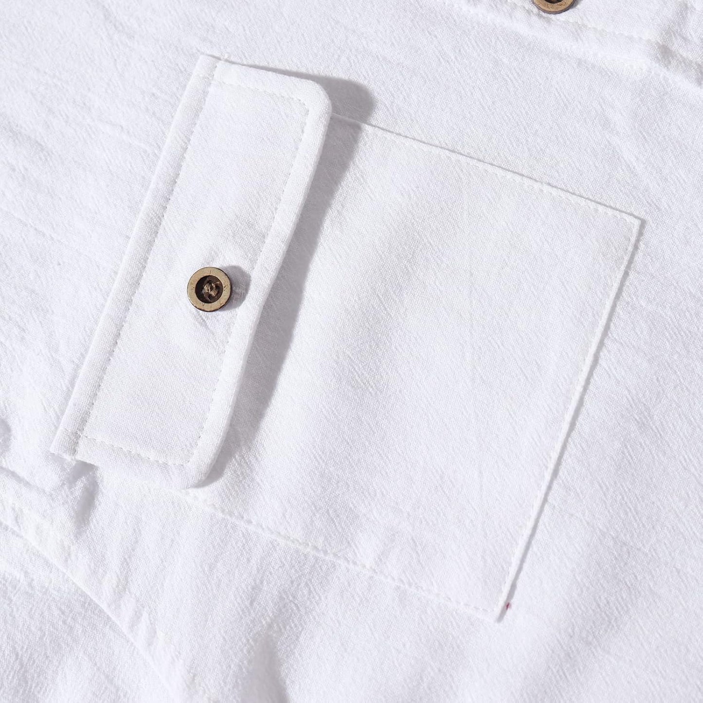 Men’s Fashion Linen Long Sleeve Shirt