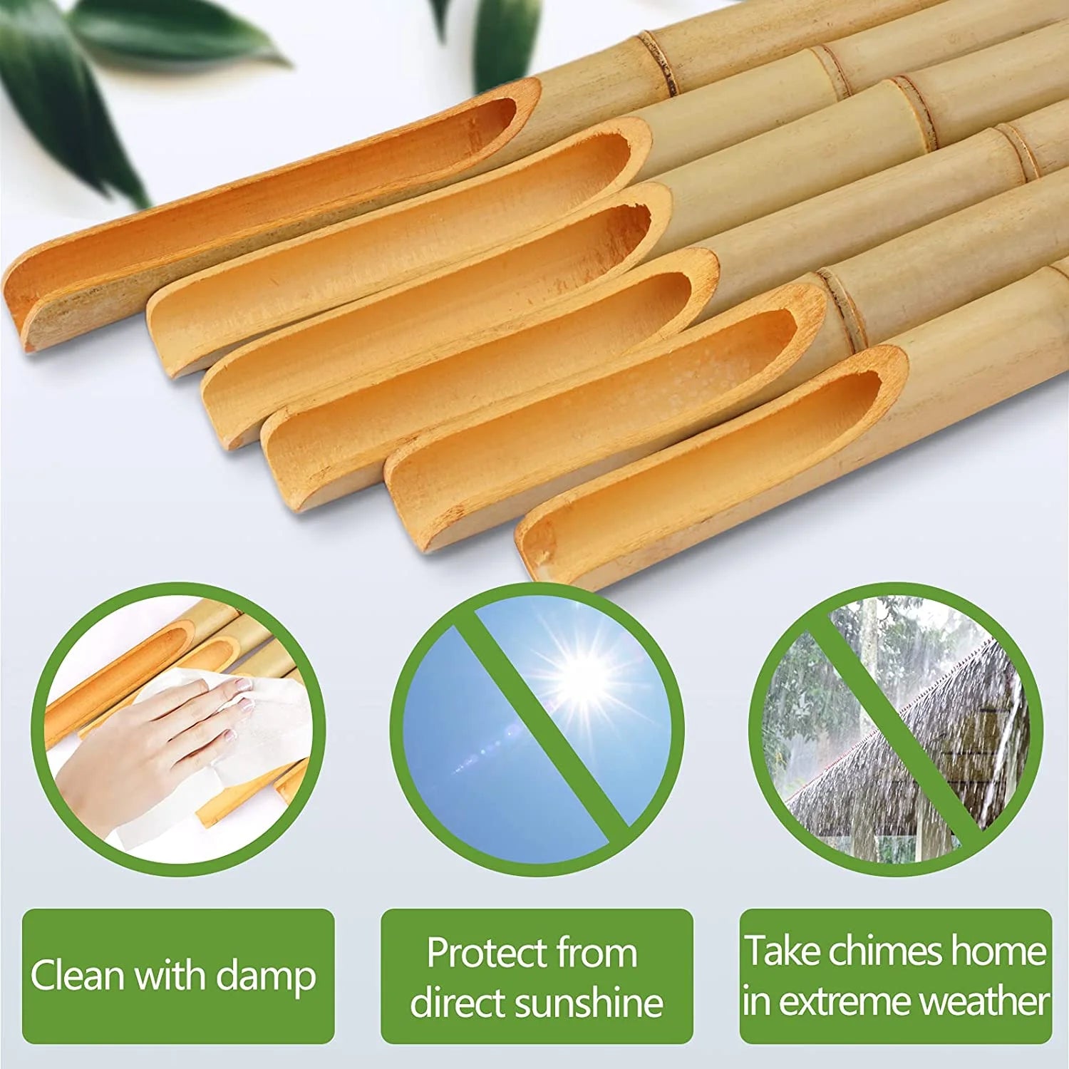 Handmade Bamboo Wind Chimes – Tree of Life Design, Natural Wooden Tubes, Sympathy Gift, Outdoor Décor (35" Height)