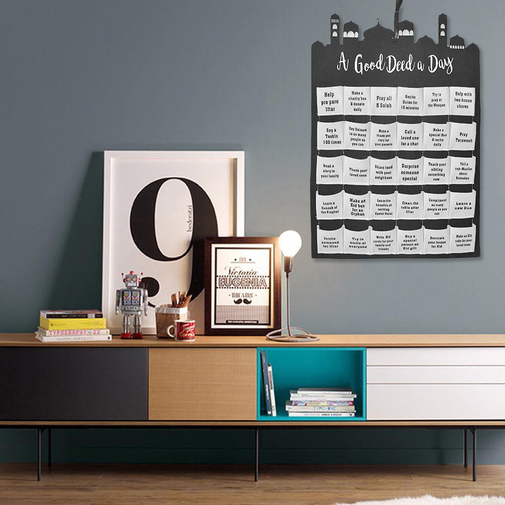  Eid Fabric Wall Calendar