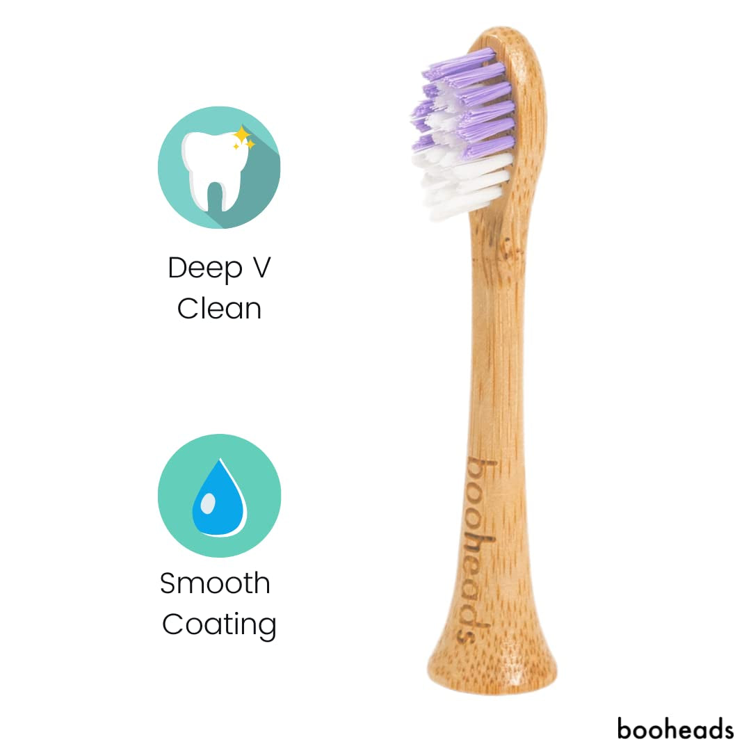 booheads Bamboo Electric Toothbrush Heads — Sonicare Compatible
