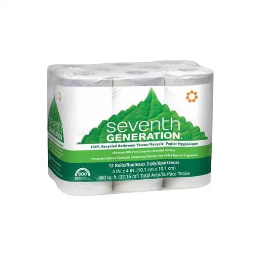 Soft Hypoallergenic Bath Tissue – 12 Rolls (300 Sheets per Roll)