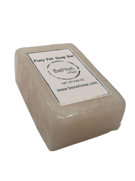 BeNat Pets All-Natural Furry Pet Soap Bar – 5.8 oz – Gentle, Eco-Friendly Pet Shampoo