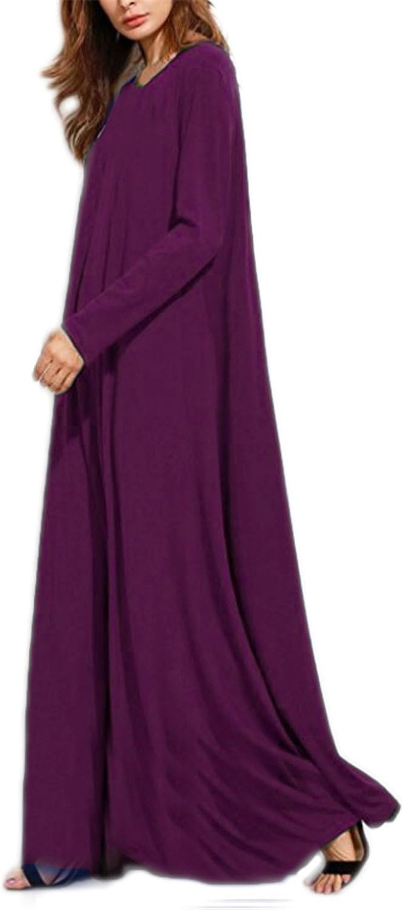 Women’s Long Sleeve Maxi Dress – Casual, Stylish & Comfortable