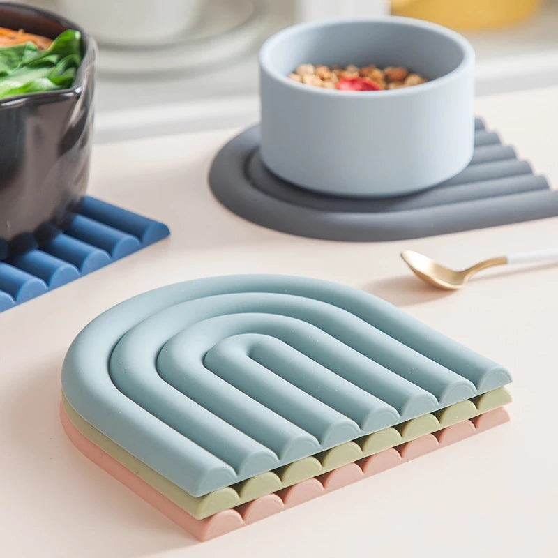 Rainbow Silicone Heat-Resistant Mat