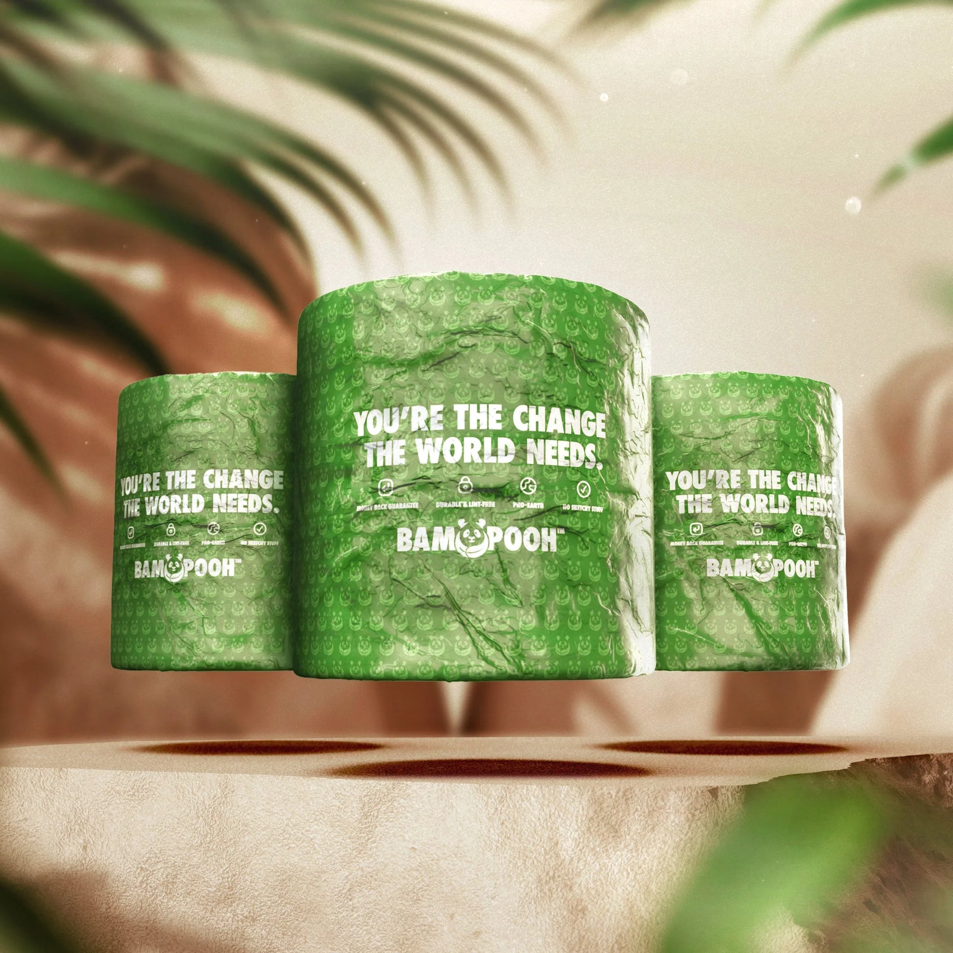 Bampooh 3-Ply Bamboo Toilet Paper — Soft, Strong & Sustainable