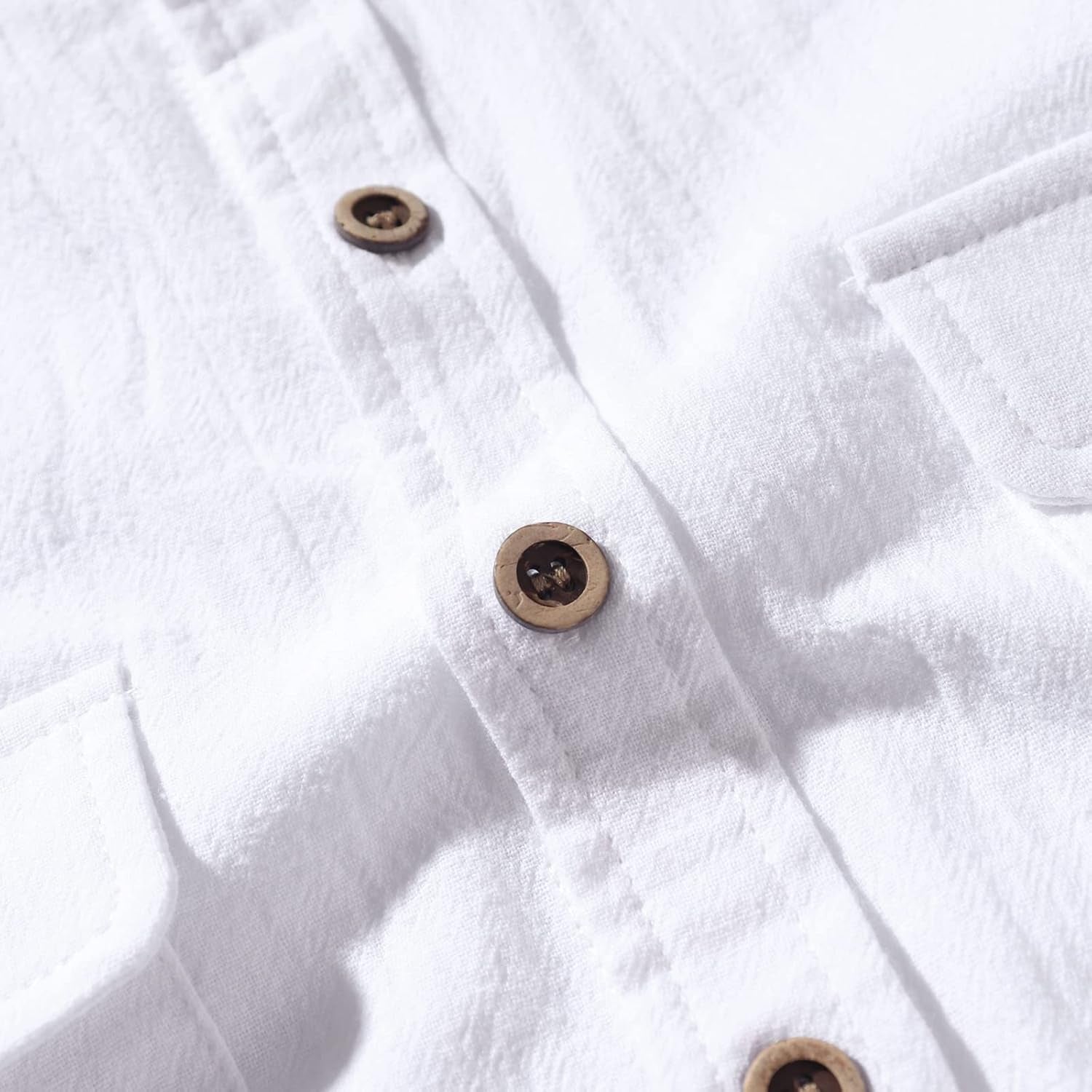 Men’s Fashion Linen Long Sleeve Shirt