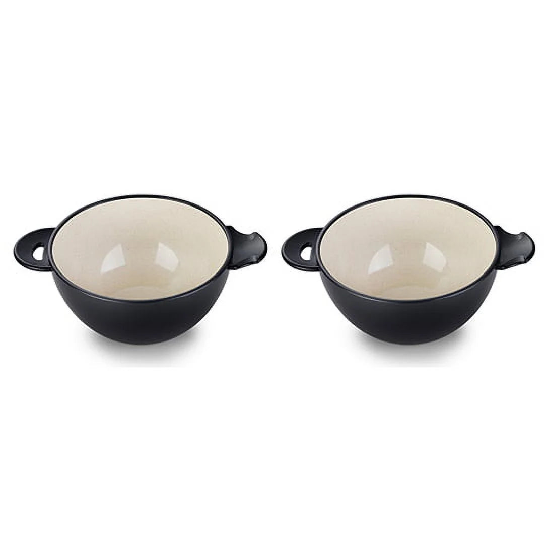 Ozeri Earth Ramen Bowl Set – 6-Piece Plant-Based Eco-Friendly Dinnerware