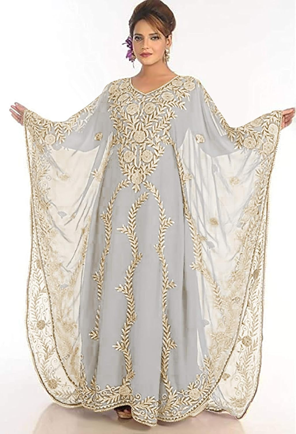 The Ultimate WUBU Kaftan Maxi Dress – Elegance, Comfort & Style in One Stunning Look