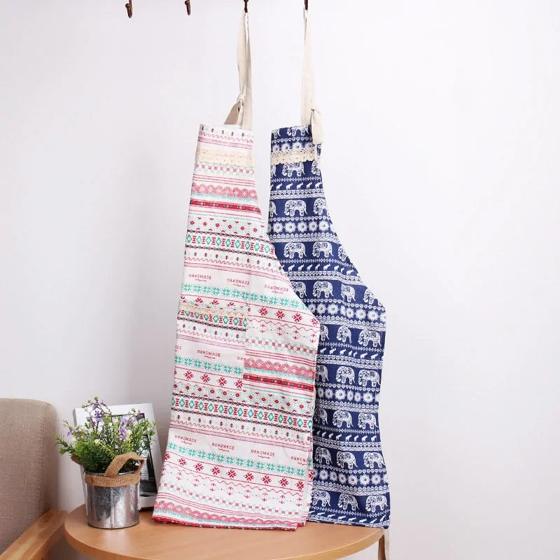 Cotton Linen Apron