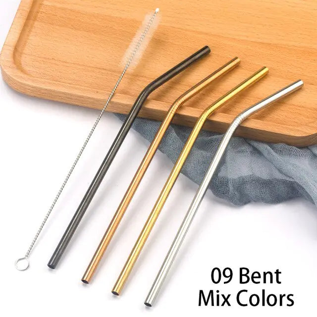 Colorful Stainless Steel Straws