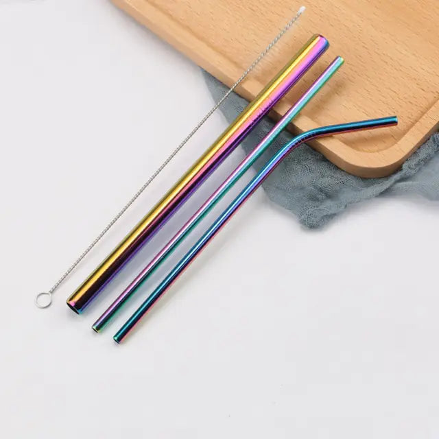 Colorful Stainless Steel Straws