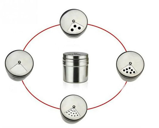 Stainless Steel Salt And Pepper Shakers