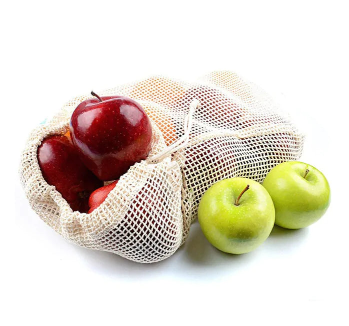 Washable Mesh Drawstring Bags