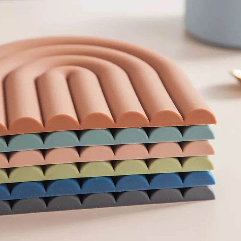 Rainbow Silicone Heat-Resistant Mat