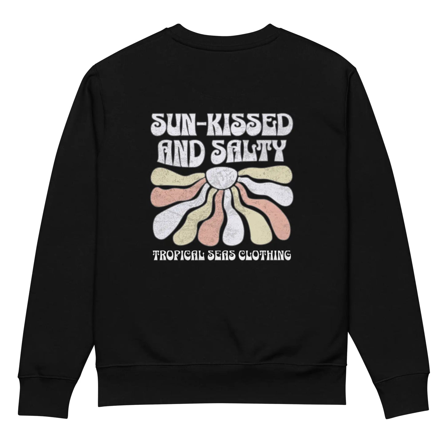 Unisex Sun-Kissed and Salty Eco Sweatshirt – 100% Organic Cotton