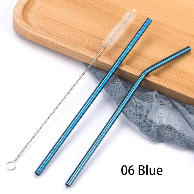 Colorful Stainless Steel Straws