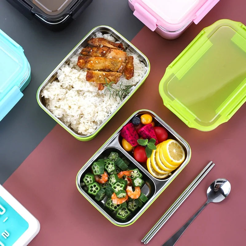 Stainless Steel Two-Layer Lunch Box