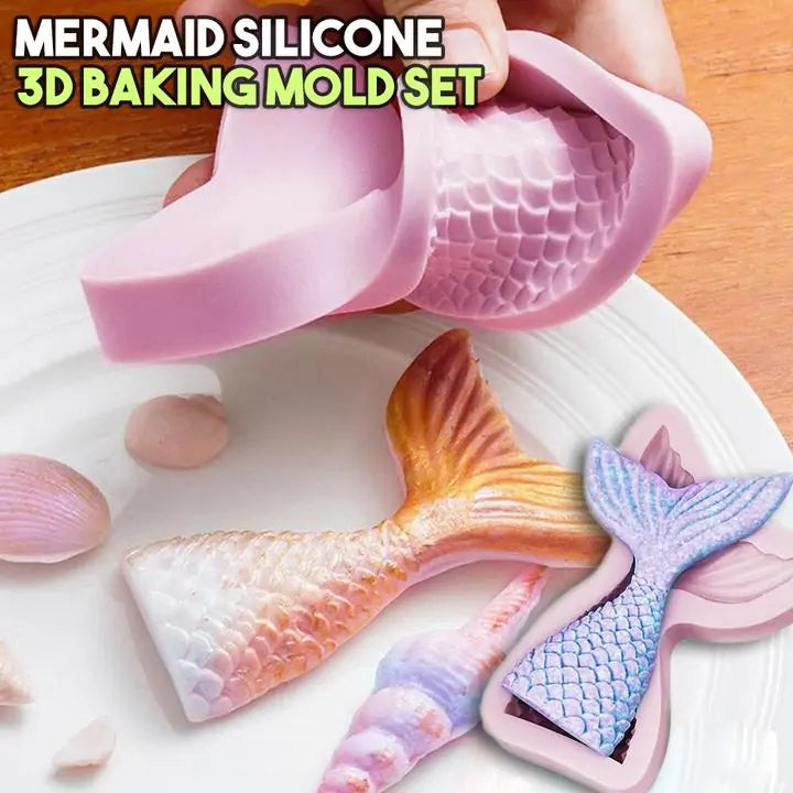 Ocean Mermaid Silicone Baking Mold