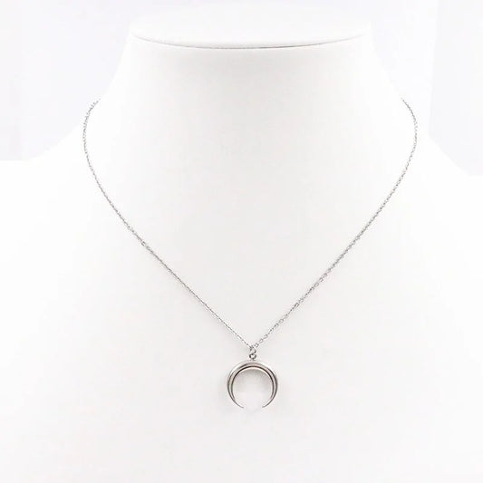 Moon Necklace Stainless Steel