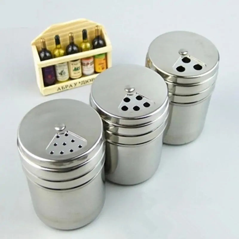 Stainless Steel Salt And Pepper Shakers